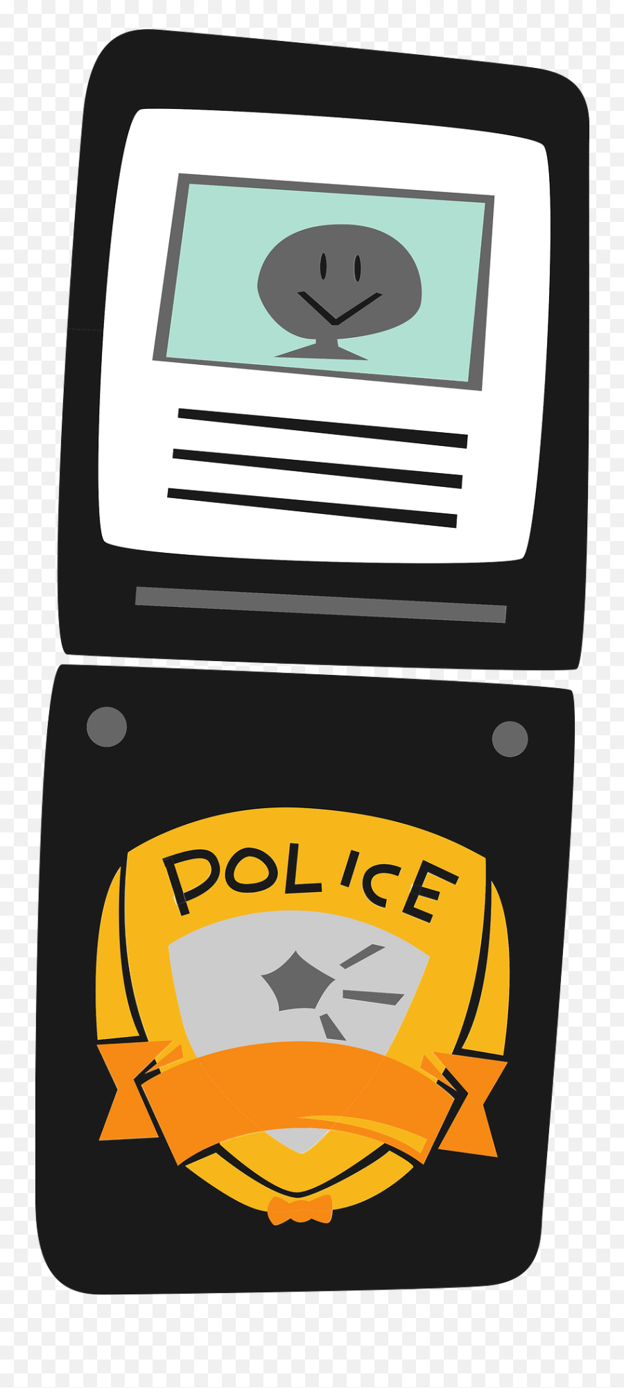 Police Id Badge Clipart - Portable Emoji,Police Badge Emoji