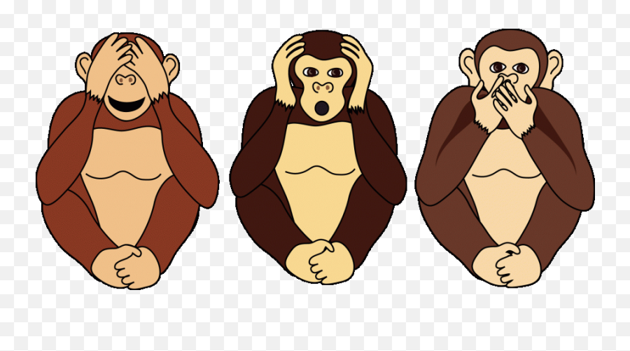 The Wizard Of Oz Flying Monkeys Tumblr - Gandhi Ji Monkeys Gif Emoji,Monkey Emoji Covering Eyes