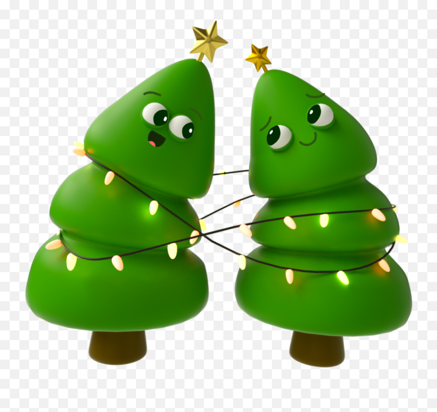 Cabeza Patata Studio On Behance Christmas Stickers Google - Figurinhas Para Whatsapp De Natal Emoji,Emoji Christmas Tree