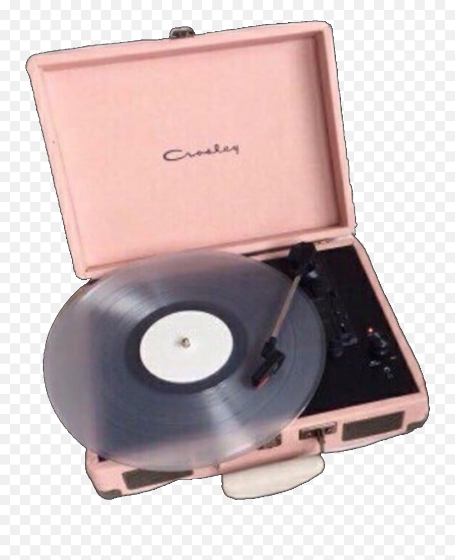 Pink Crosley Record Player - Pink Vintage Aesthetic Png Emoji,Record Player Emoji