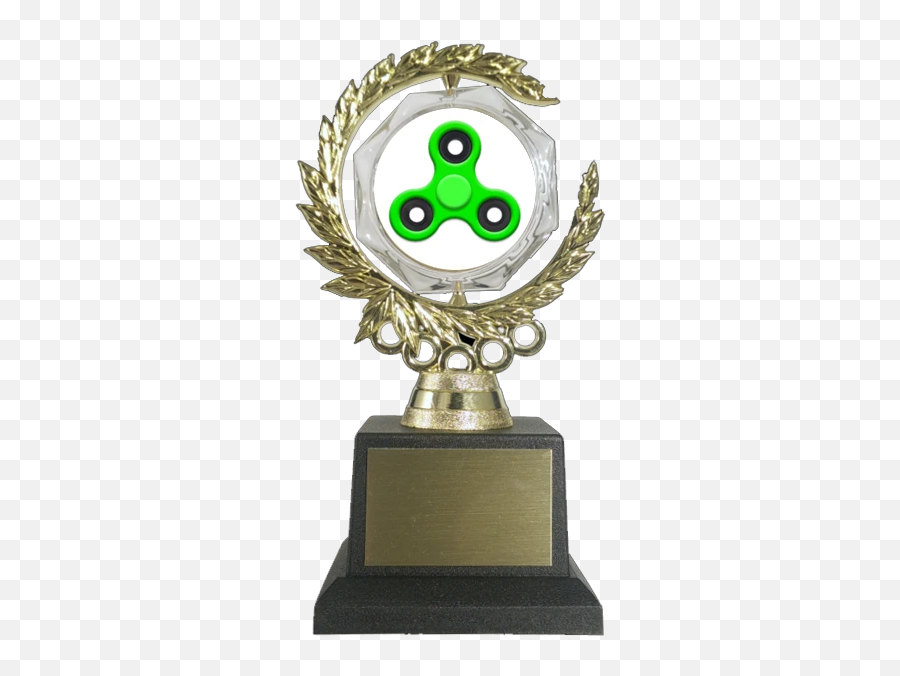 The Spinning Fidget Spinner Trophy - Fidget Spinner Trophy Emoji,Emoji Fidget Spinner