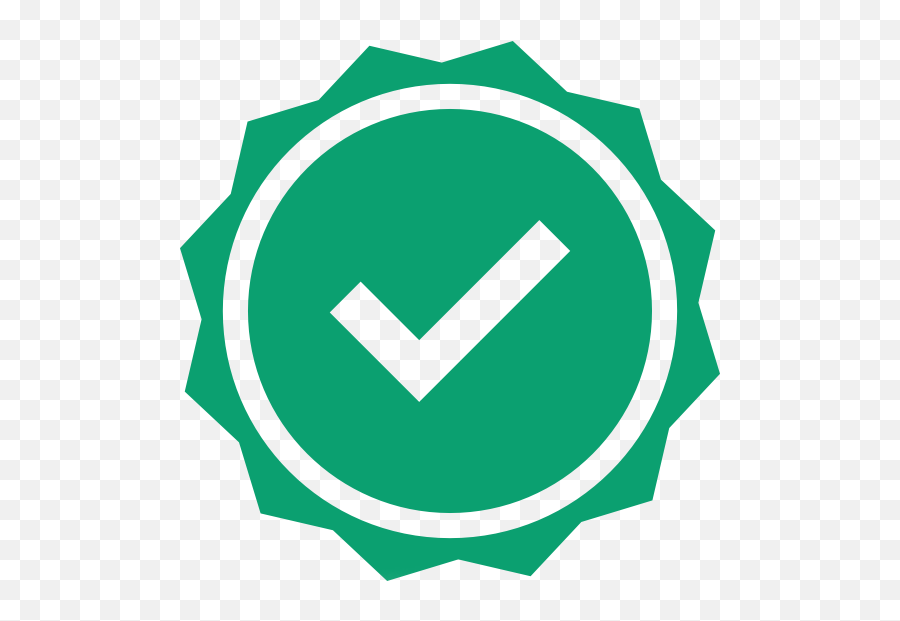 Blue Tick Mark Badge - Circle Emoji,Verified Badge Emoji