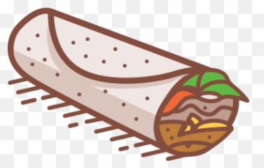 Cartoon Burrito Png Picture - Burrito Png Emoji,Burrito Emoji