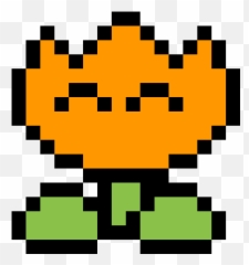 Pixilart - Fire Flower Mario World Emoji,Flower Emoticon Facebook