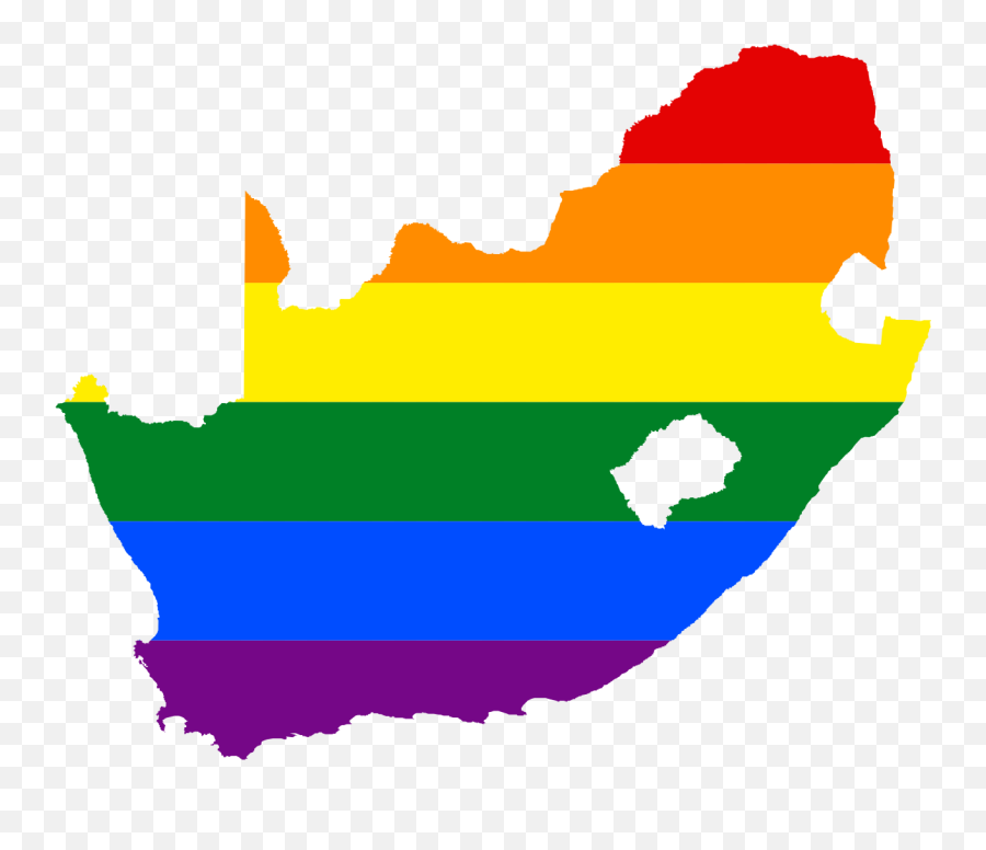 Lgbt Flag Map Of South Africa - South Africa Satellite Map Emoji,Spanish Flag Emoji