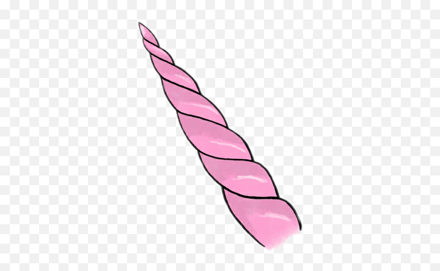 Remix Cuerno De Unicornio Pink Rosado - Unicorn Horn Transparent Emoji,Quill Emoji