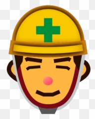 Construction Worker Emoji For Facebook Email Sms -