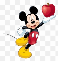 Mickey Mouse Clipart 3 - Clipartix Cartoon Mickey Mouse Eating Emoji,Mickey Mouse Emoji