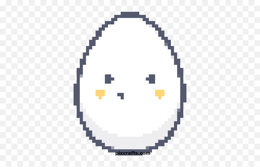Egg - Printable Pixel Art Kawaii Potato Pixel Art Emoji,Egg Emoticon