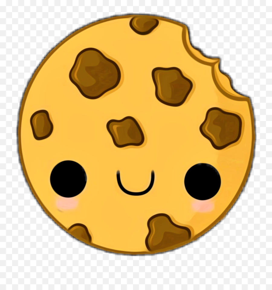 Cookie Drawing Cute Clipart - Kawaii Cookies Emoji,Cookie Emoticon