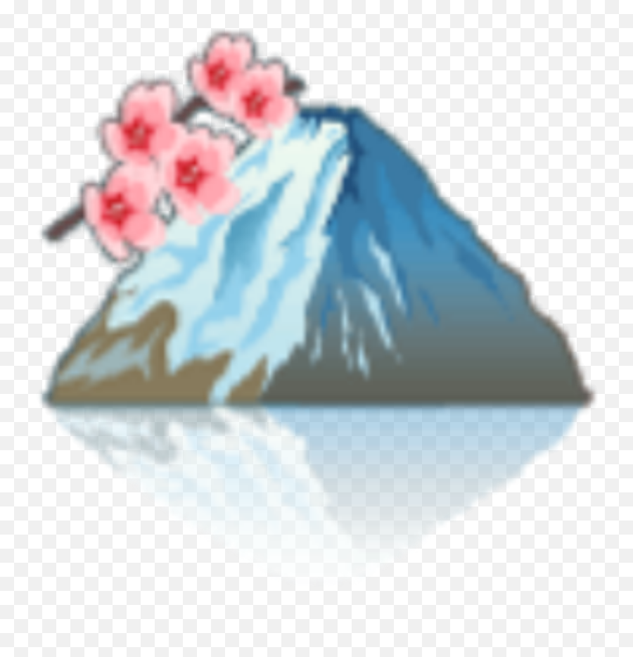 Berg Emojimountain Emojiberg Emoji - Camellia,Emoji Mountain