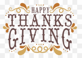 Happy Thanksgiving Logo Transparent - Png Emoji