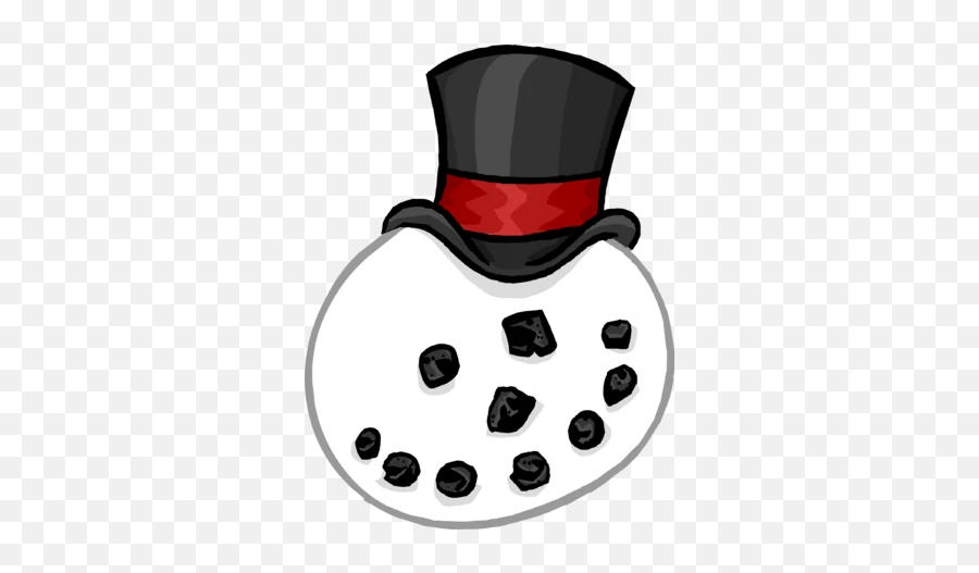 Snowman Head Club Penguin Wiki Fandom - Snowman Head Club Penguin Emoji,Black Snowman Emoji