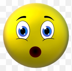 Surprised Smiley Clipart - Happy Emoji