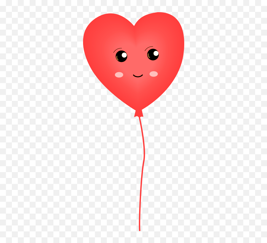 Download Cartoon Balloon Png Transparent - Heart Png Image Cartoon Balloon Transparent Background Emoji,Heart Emoji Balloon