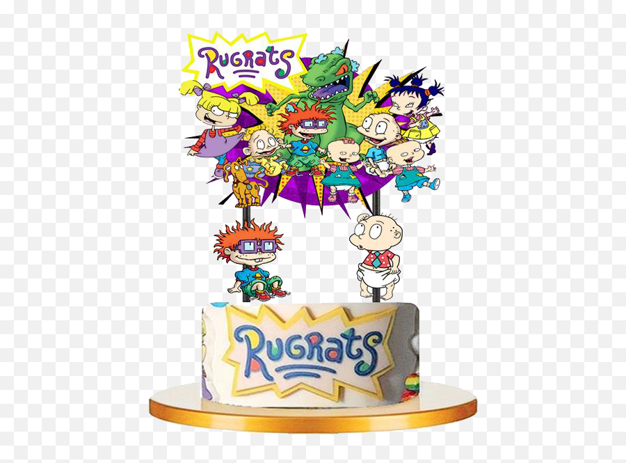 Rugrats Cups Plates Birthday Party Decoration Supplies Balloon Cupcake Topper - Rugrats Emoji,Party Favor Emoji