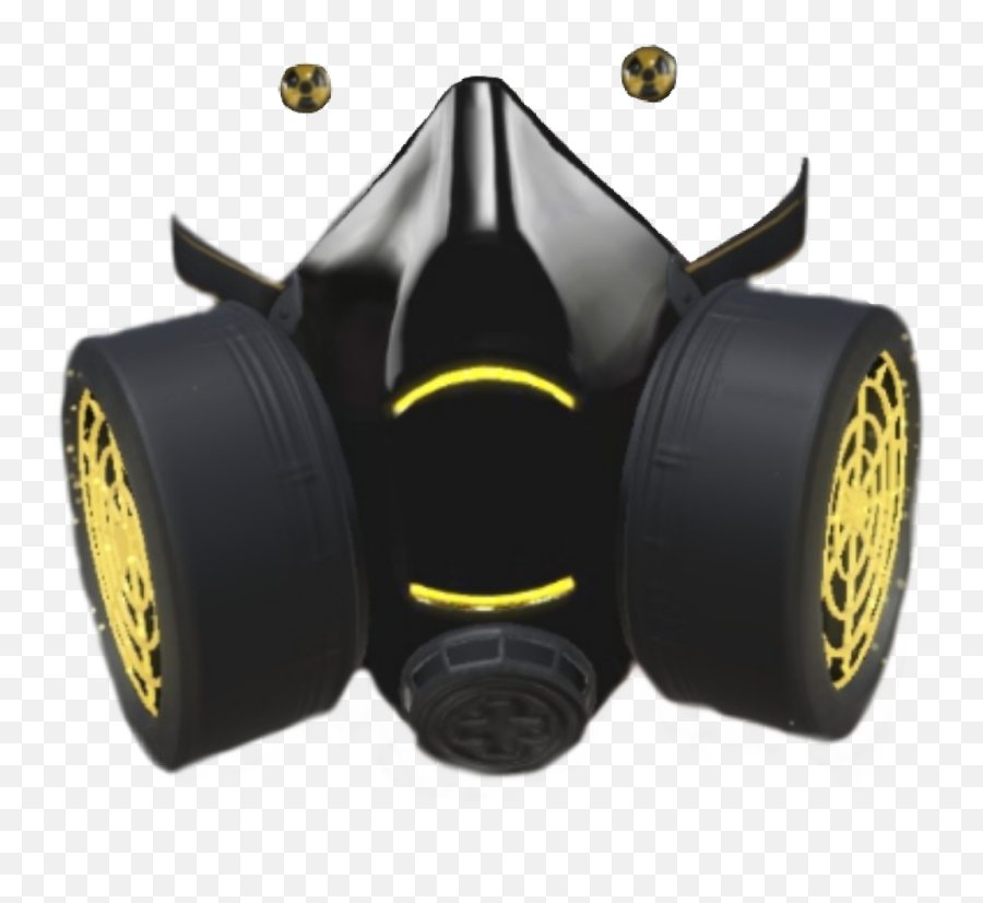 Snapchat Filter Snapchatfilter Mask Yellow Black Masque - Gas Mask Snapchat Filter Emoji,Gas Mask Emoji