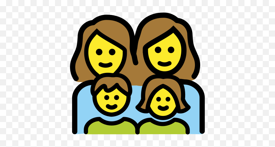 Emoji - Man Woman Girl Boy,Two Girl Emoji