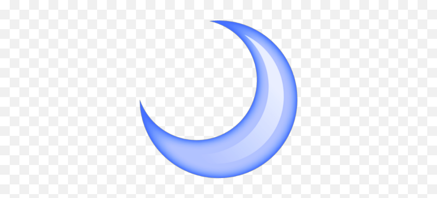 Freetoedit - Pastel Blue Moon Emoji,Crescent Moon Emoji