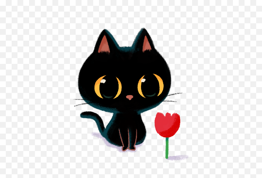 Black Cat Emoji Happy My Ash - Domestic Cat,Black Cat Emoji