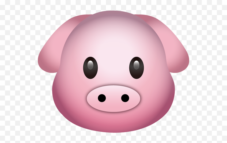 Pig Emoji - Pig Emoji Png,Pink Emojis