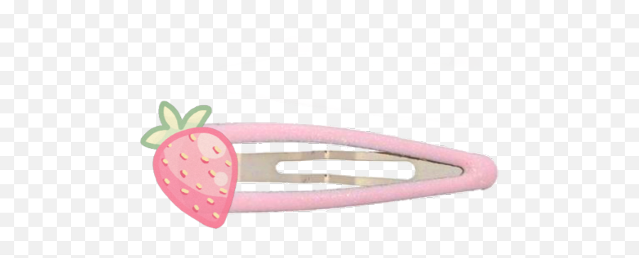 Hairclips Barette Kidcore Strawberry - Strawberry Emoji,Knife And Shower Head Emoji