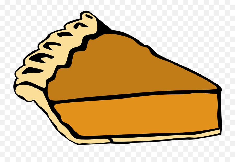 Pumpkin Pie Slice - Pie Clip Art Emoji,Pumpkin Pie Emoji