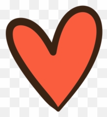 Heart Icon Transparent Background At - Doodle Emoji