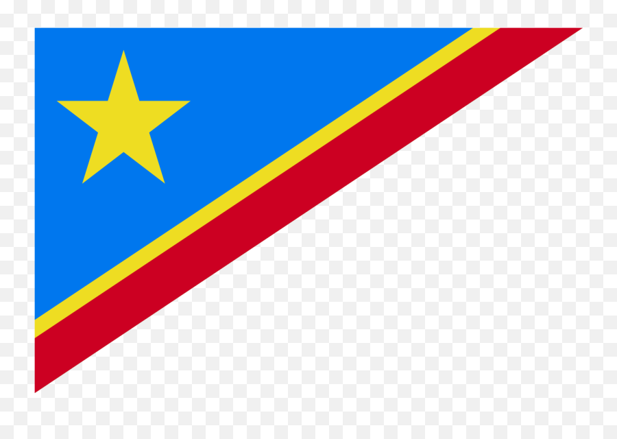 Diagonal Flag Democratic Republic Of Congo Tl - Republica Democratica Do Congo Emoji,Italy Flag Emoji