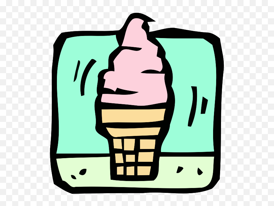 Ice Cream Illustration - Ice Cream Emoji,Emoji Chocolate Ice Cream