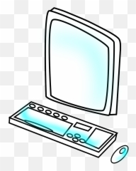 Computer Monitor Pc Desktop Workplace - Animation With Emoji