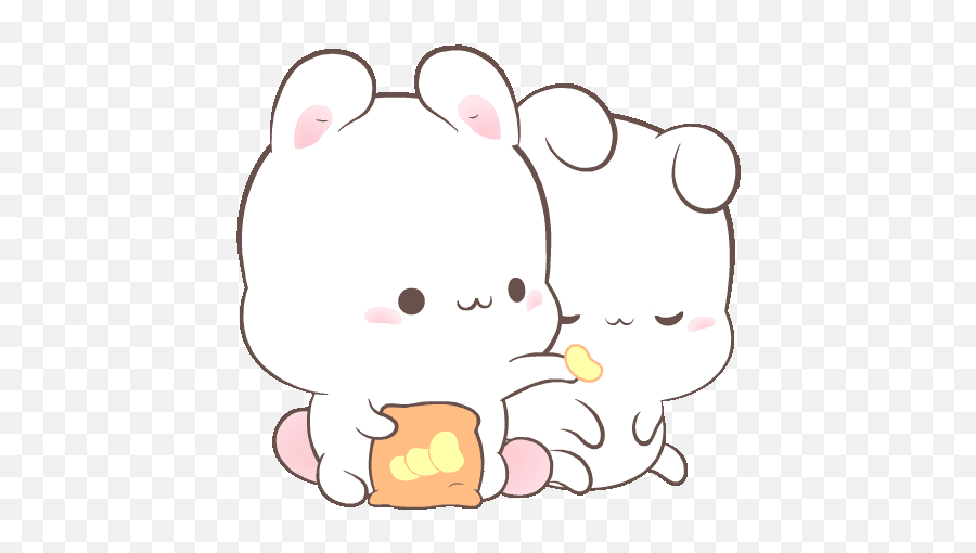Cute Love Gif - Happy Bunny 1 Sweetness Emoji,Kitten Emoticons