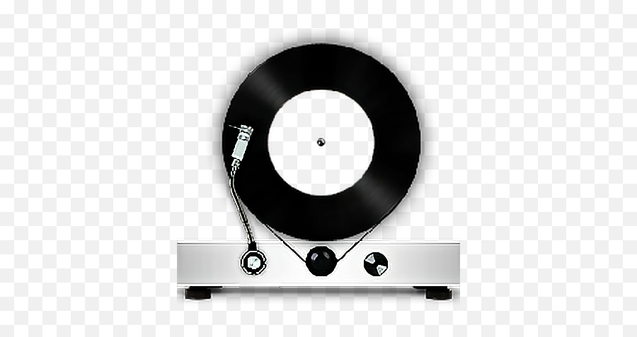 Record Player Music Vinyl Old School Dj - Circle Emoji,Record Player Emoji
