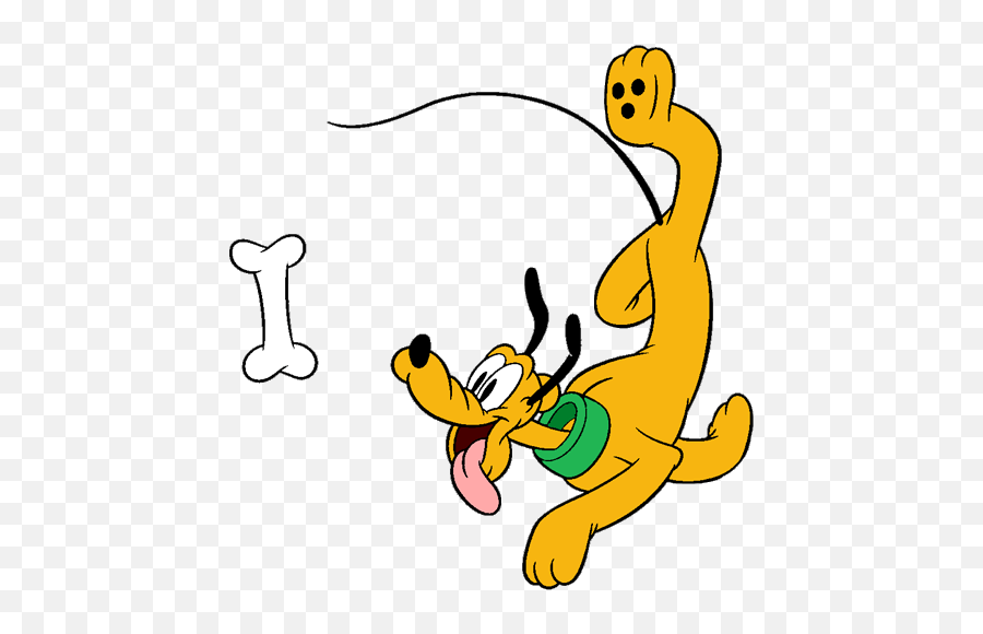 Bones Clipart Pluto Bones Pluto - Pluto The Dog Bone Emoji,Emoji Dog And Bone