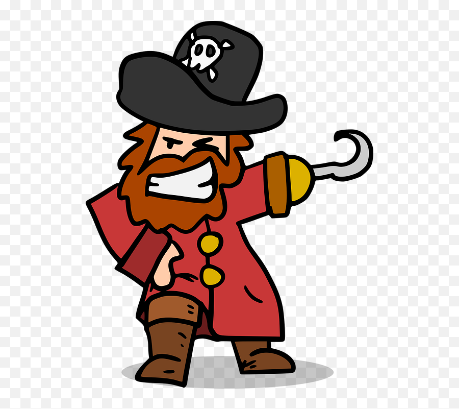Pirate Corsair Captain - Piracy Emoji,Pirate Hat Emoji