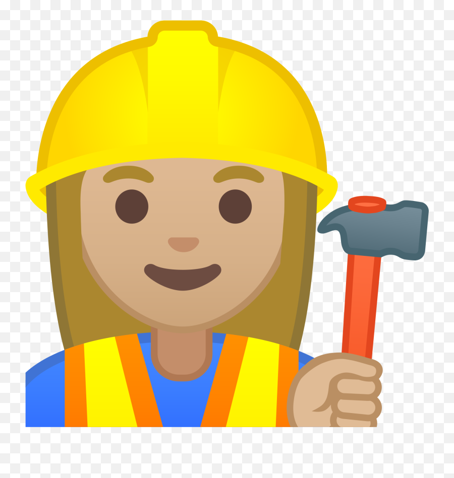 Download Open - Construction Worker Emoji,Construction Emoji