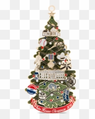 White Christmas Tree Transparent Png - White House Ornaments Emoji,Emoji Xmas Tree