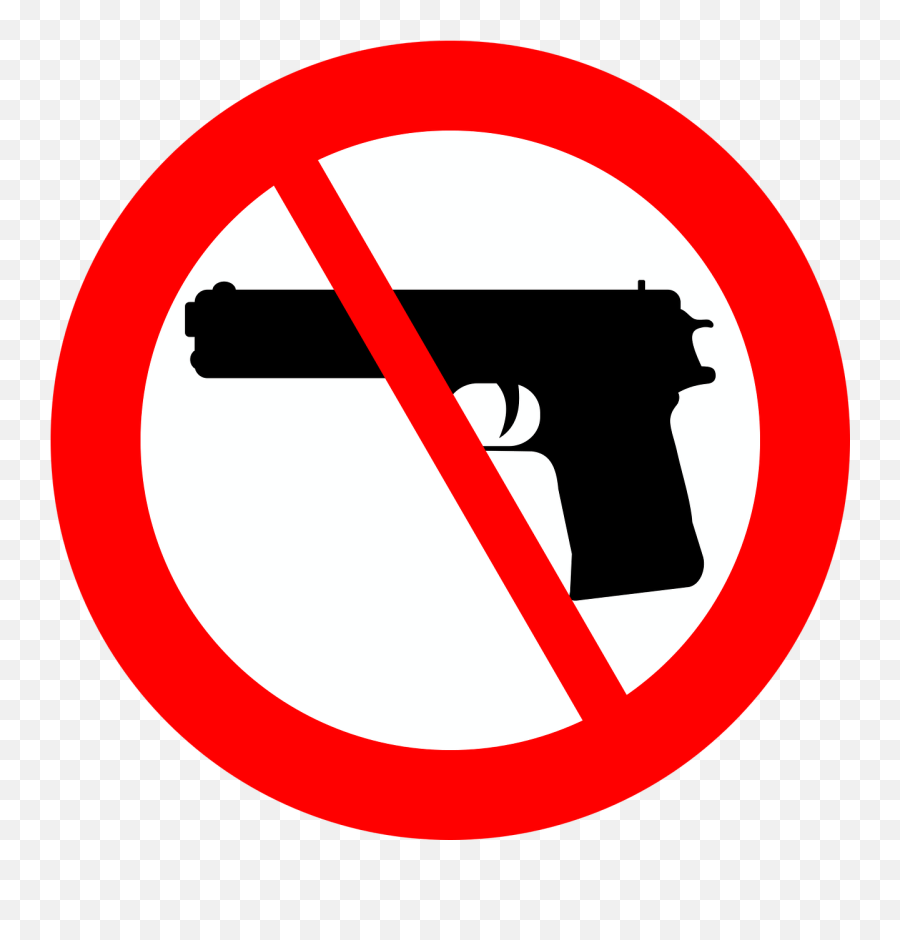Ban Of Firearms It Is Forbidden - No Gun Png Transparent Emoji,Emoji Man Vs Woman Gun