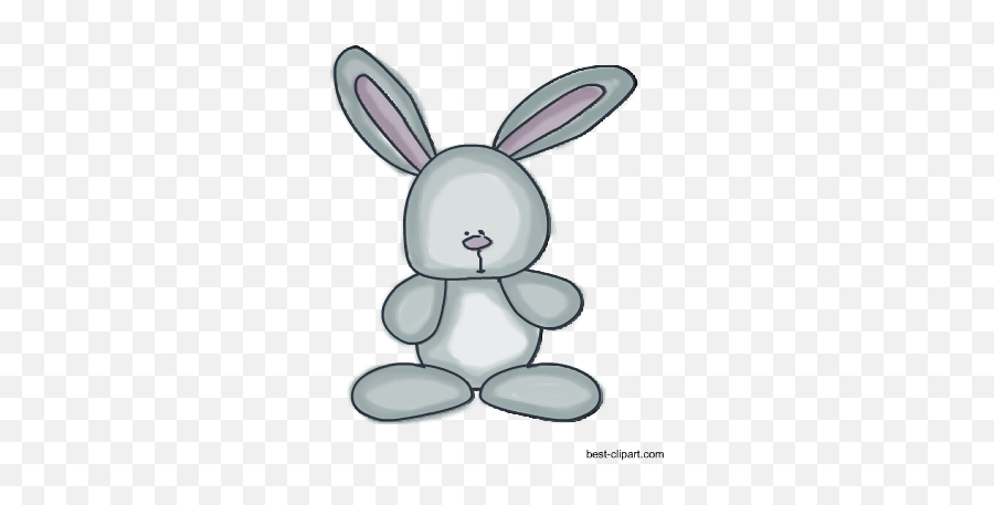 Free Easter Clip Art Easter Bunny Eggs And Chicks Clip Art - Cute Easter Bunny Clipart Emoji,Easter Emoji
