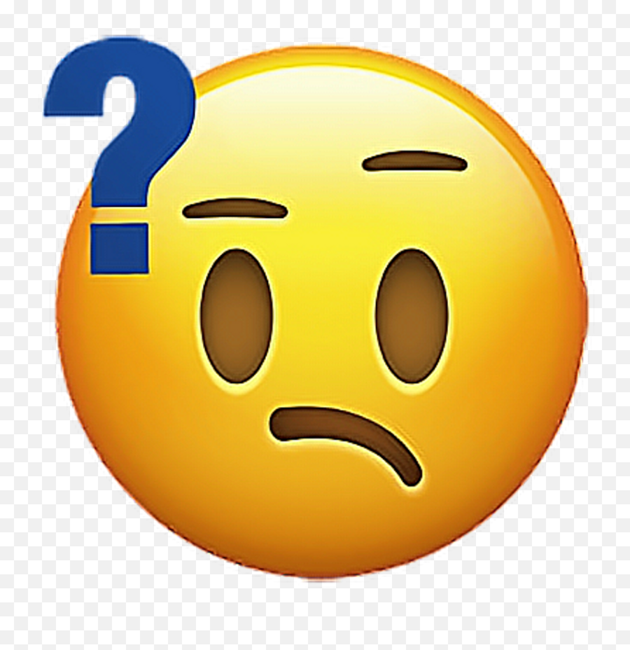 Confused Emoticon Png - Perplexed Emoticon 242767 Vippng Confused Emoji,Confused Emoji Png