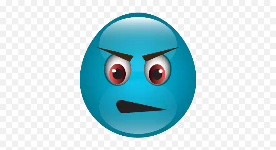 Blue Emoji Png Transparent Image Png Mart - Pallo,Eye Emoticon