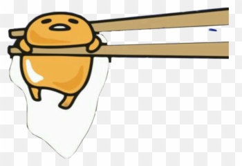 Gutatama Chopsticks - Gudetama Transparent Emoji