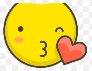 Kiss Smiley Clipart Png - Icon Emoji