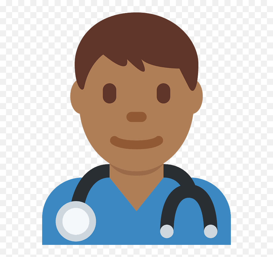 Man Health Worker Emoji Clipart Free Download Transparent - Black Doctor Emoji Png,Doctor Emoji
