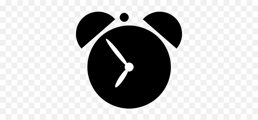 100 Free Alarm U0026 Clock Vectors - Pixabay Black Clock Clip Art Emoji,Alarm Clock Emoji