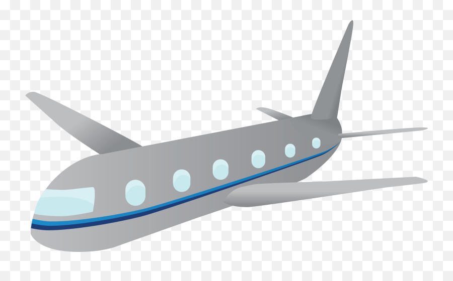 Airplane Vector Png - Airplane Png Icon Blue Clipart Full Transparent Background Vector Airplane Png Emoji,Emoji Airplane