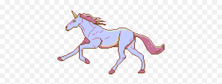 Top White Hart Lane Stickers For Android U0026 Ios Gfycat - Unicorn Running Gif Transparent Emoji,Flag Horse Dance Music Emoji