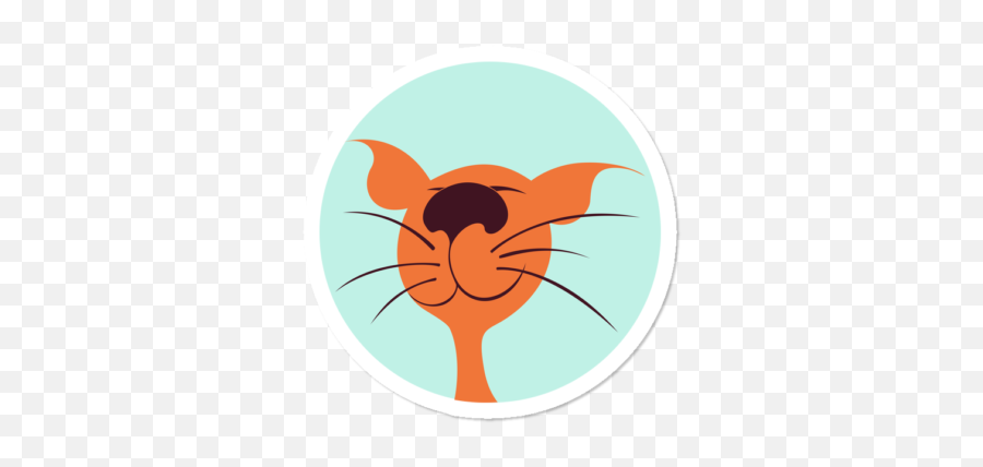 Best Kitten Stickers Design By Humans - Happy Emoji,Boy Cat Emoji