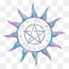 Sticker Pentagram Pentacle Sun Suna - Pansexual Memes Emoji,Pentacle Emoji