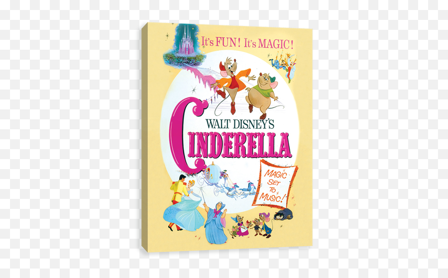 Cinderella - Poster Disney Vintage Cinderella Emoji,Cinderella Emoji